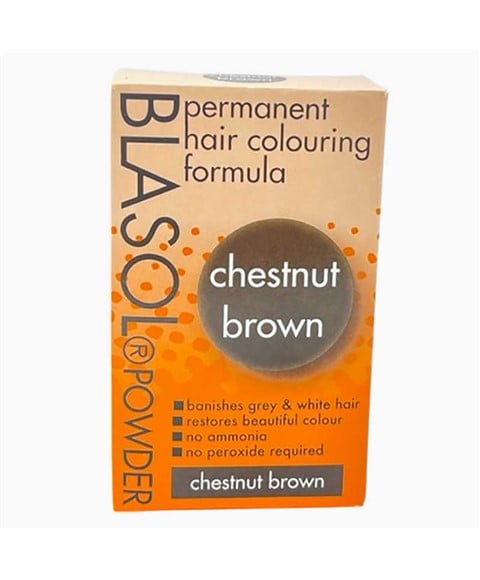 BLASOL POUDRE COLORATION PERMANENTE CHEVEUX CHÂTAIGNE