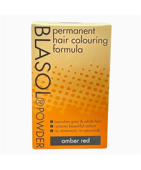 BLASOL POUDRE COLORATION PERMANENTE CHEVEUX ROUGE AMBRE 