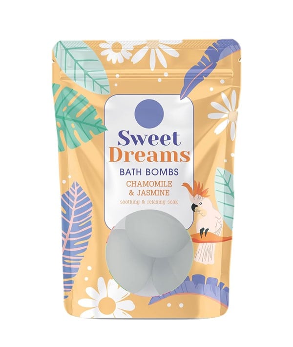 BOMBES DE BAIN À LA CAMOMILLE ET AU JASMIN ELYSIUM SPA SWEET DREAMS