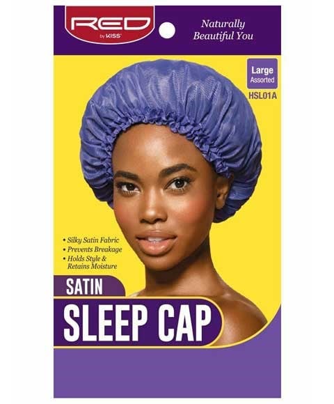 BONNET DE SOMMEIL EN SATIN ASSORTI HSL01A 