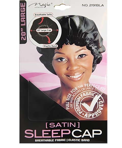 BONNET DE SOMMEIL EN SATIN MAGIC COLLECTION 2191BLA 