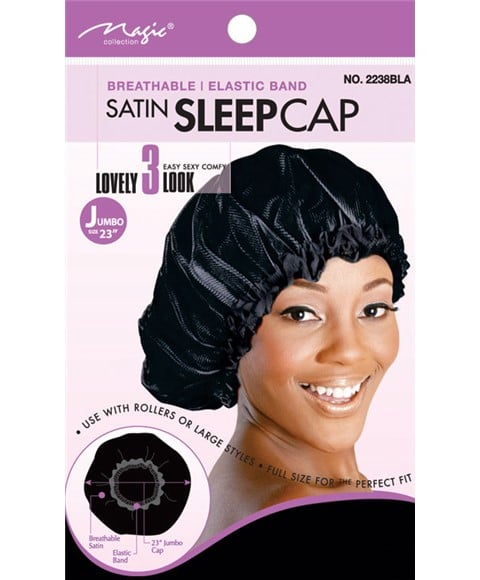 BONNET DE SOMMEIL EN SATIN MAGIC COLLECTION ASSORTI 