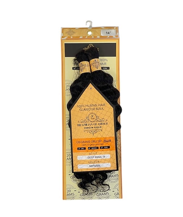 BRÉSILIEN GLAMOUR VIERGE OR VAGUE PROFONDE EN VRAC