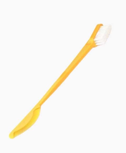 BROSSE EDGE NYLON EXTREME DUR EBNEH2 JAUNE