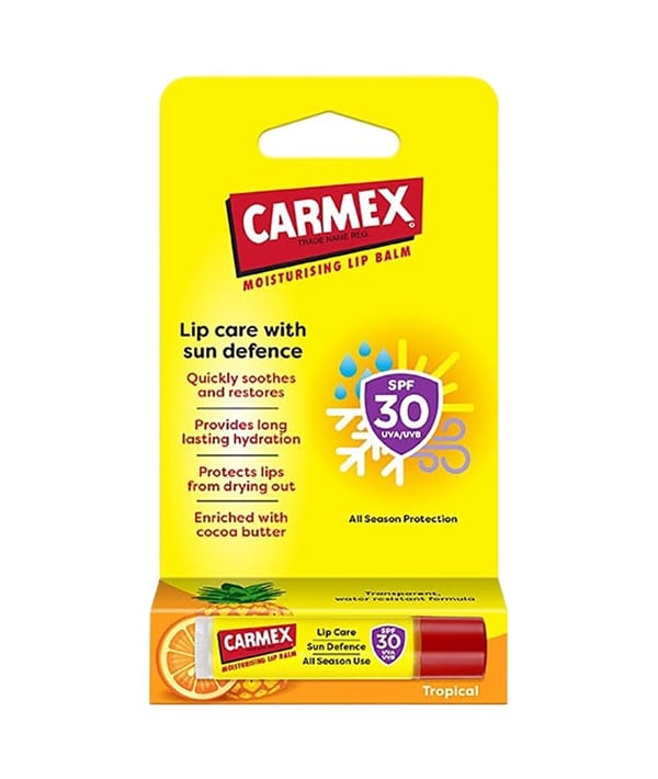 CARMEX BAUME À LÈVRES HYDRATANT TUBE TROPICAL 