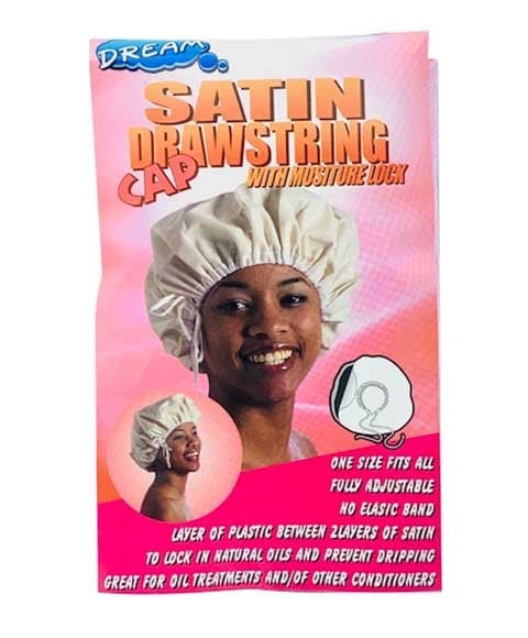 CASQUETTE DREAM EN SATIN AVEC CORDON 