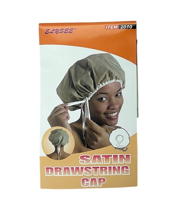 CASQUETTE ELYSEE STAR EN SATIN AVEC CORDON 2010 NOIR 