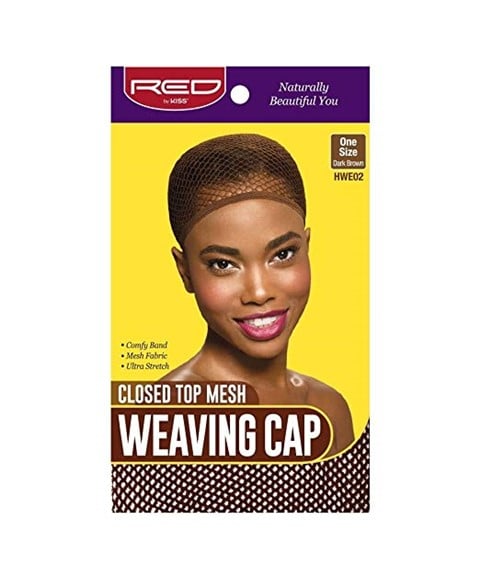 CASQUETTE FERMÉE EN MAILLE TISSÉE BRUN FONCÉ HWE02