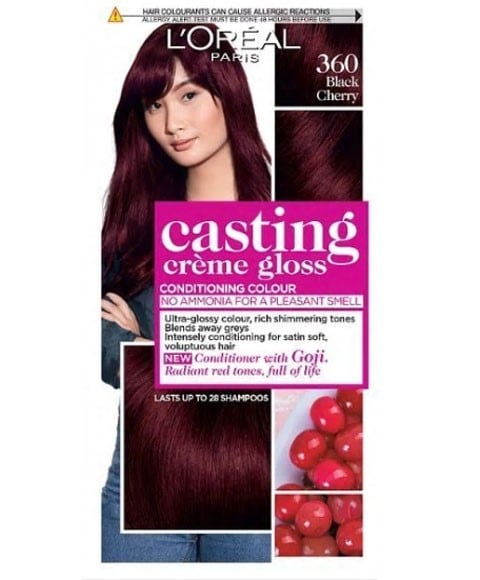 CASTING CREME GLOSS CONDITIONNEMENT COULEUR 360 CERISE NOIRE 