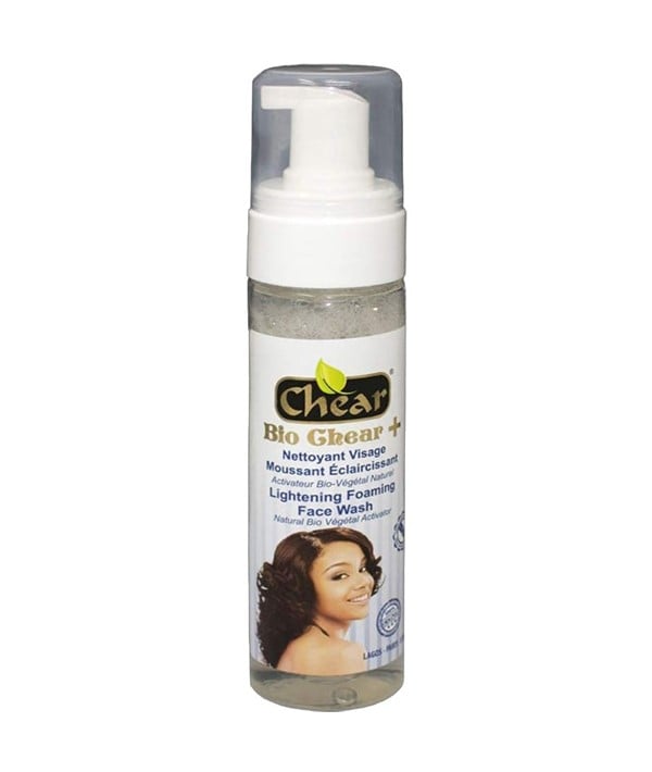 CHEAR BIO CHEAR PLUS NETTOYANT MOUSSANT ÉCLAIRCISSANT POUR LE VISAGE 