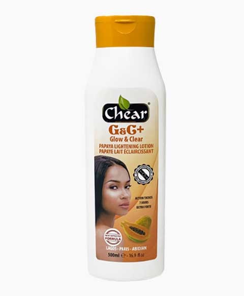 CHEAR G AND C PLUS LOTION DE PAPAYE ÉCLATANTE ET CLAIRE