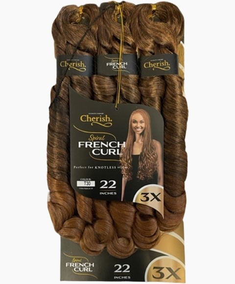 CHERISH SPIRAL FRENCH CURL BRAID PRÉ-ÉTIRÉ 3X
