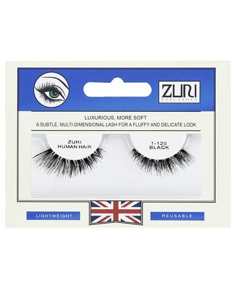 CILS EN CHEVEUX HUMAINS ZURI 1 120 NOIR 