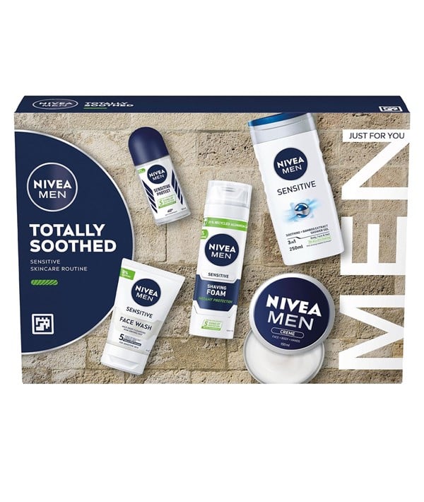 Coffret cadeau de soins pour la peau sensible totalement apaisé NIVEA MEN