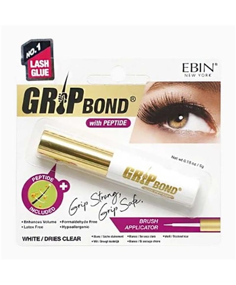 COLLE À CILS BLANCHE PEPTIDE EBIN NEW YORK GRIP BOND