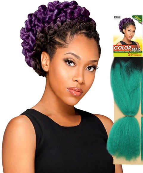 COLLECTION AFRICAINE TRESSE DE COULEUR SYN