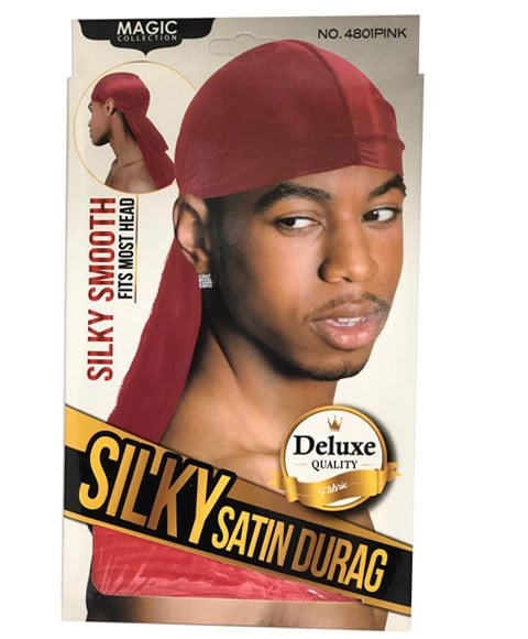 COLLECTION MAGIC DURAG EN SATIN SOYEUX 4801PINK