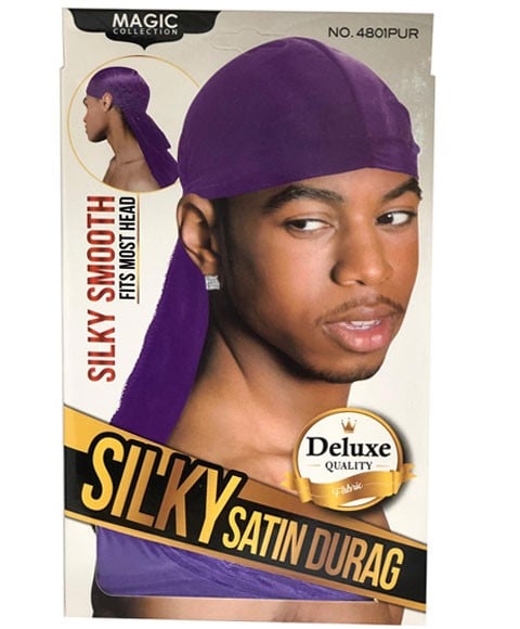 COLLECTION MAGIC DURAG EN SATIN SOYEUX 4801PUR 