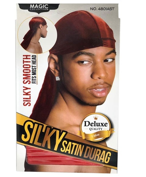 COLLECTION MAGIC SILKY SATIN DURAG 4801AST ROUGE 