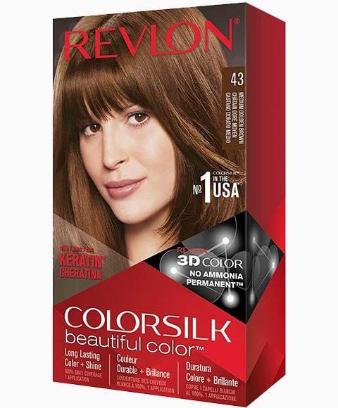 COLORSILK BEAUTIFUL COLOR COULEUR PERMANENTE DE CHEVEUX 43 MOYEN G