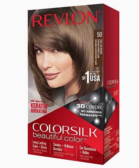 COLORSILK BEAUTIFUL COLOR COULEUR PERMANENTE DE CHEVEUX 50 CLAIR AS