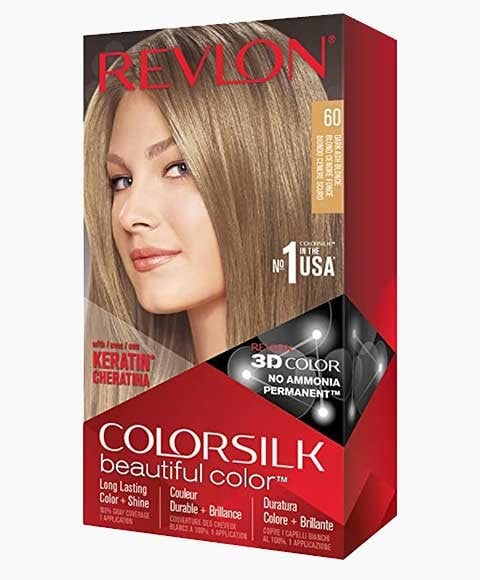 COLORSILK BEAUTIFUL COLOR COULEUR PERMANENTE DE CHEVEUX 60 CENDRE FONCÉ