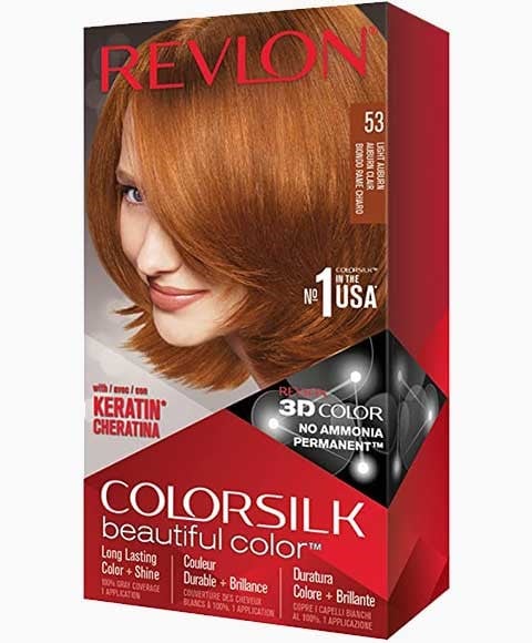 COLORSILK BELLE COULEUR COULEUR PERMANENTE DE CHEVEUX 53 AU CLAIR