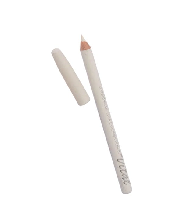 CRAYON À LÈVRES ET EYELINER IMPERMÉABLE BLANC PUR
