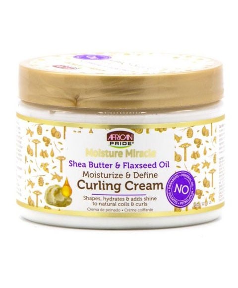 CRÉA DE CURLING AU BEURRE DE KARITÉ ET À L'HUILE DE LIN MOISTURE MIRACLE