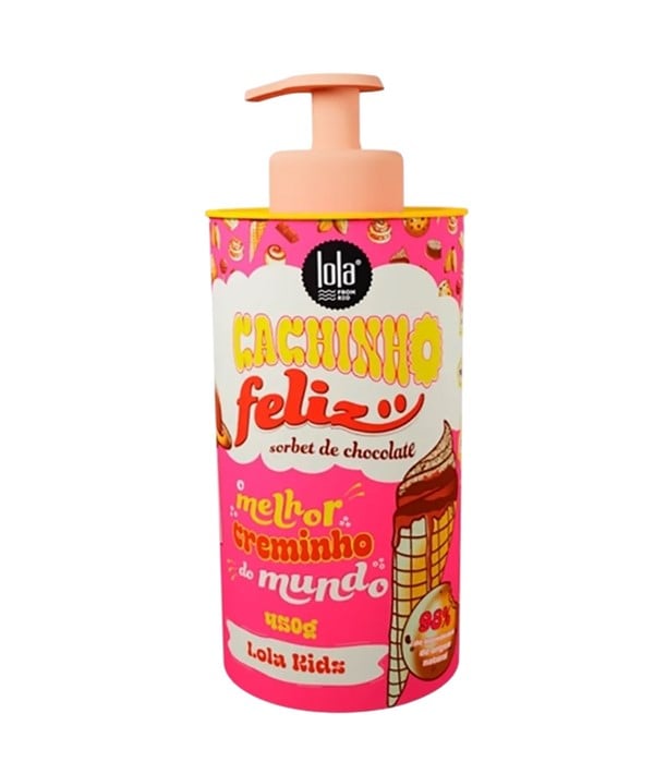 CRÈME CAPILLAIRE AU CHOCOLAT KIDS CACHINHO FELIZ 