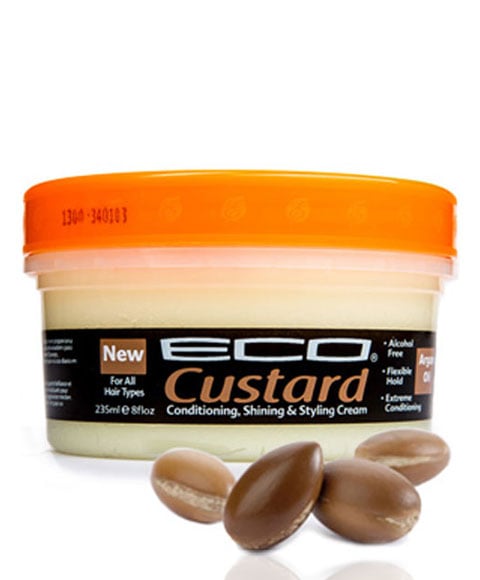 CRÈME COIFFANTE ECO CUSTARD À L'HUILE D'ARGAN