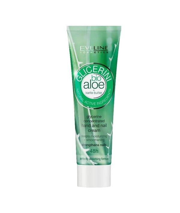 CRÈME CONCENTRÉE POUR LES MAINS ET LES ONGLES BIO ALOE GLYCERINE 