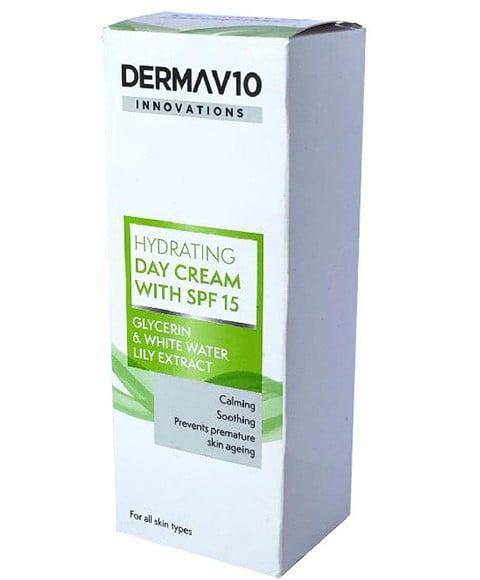 CRÈME DE JOUR HYDRATANTE DERMA V10 AVEC SPF 15