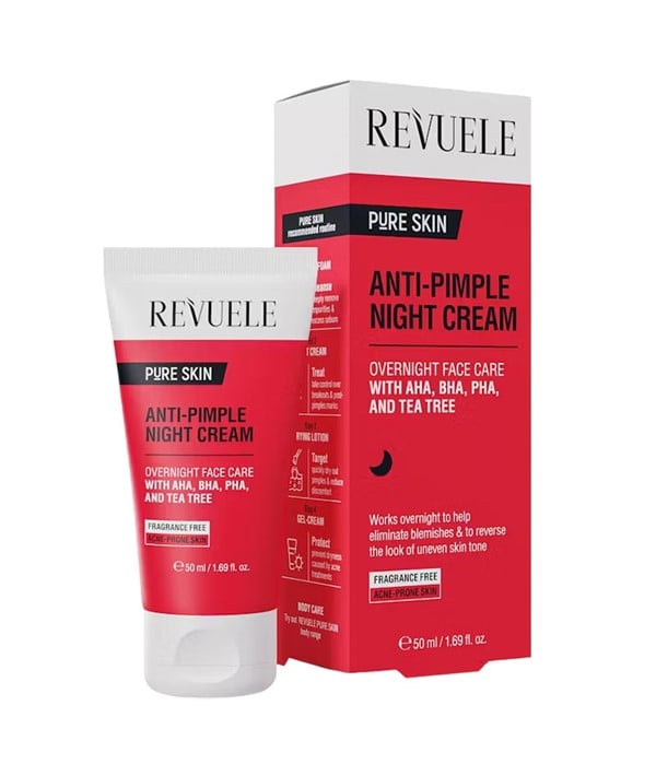 CRÈME DE NUIT ANTI BOUTON PURE PURE