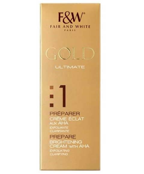 CRÈME DE PRÉPARATION GOLD ULTIMATE AVEC AHA 
