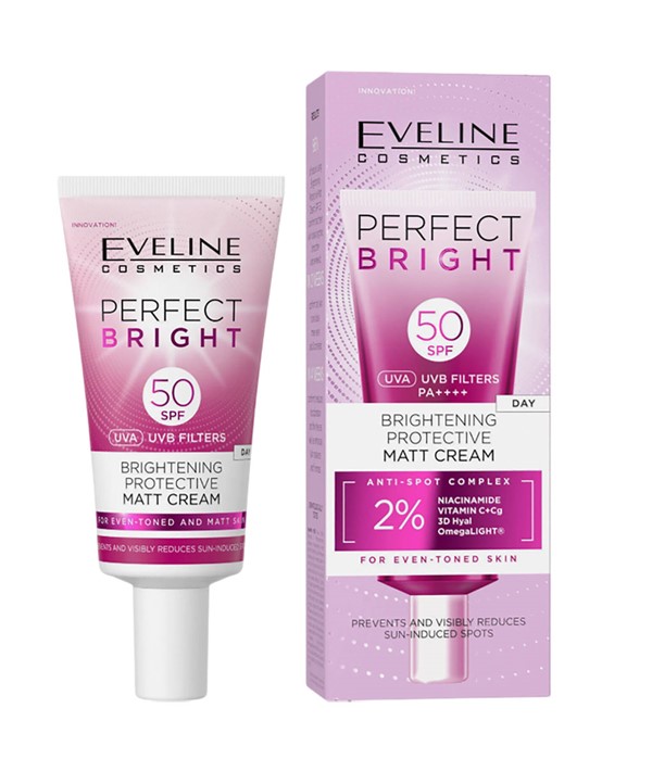 CRÈME MATTE PROTECTRICE ÉCLAIRCISSANTE PERFECT BRIGHT 50 SPF 