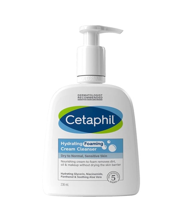 CRÈME NETTOYANTE MOUSSANTE HYDRATANTE CETAPHIL
