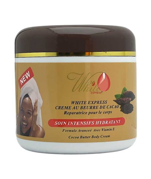 CRÈME RÉPARATRICE POUR LE CORPS AU BEURRE DE CACAO WHITE EXPRESS