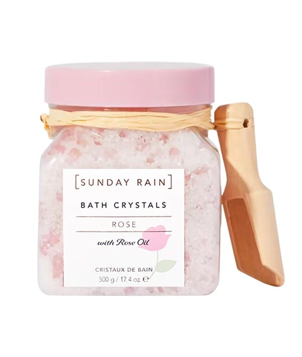 CRISTAUX DE BAIN À LA ROSE