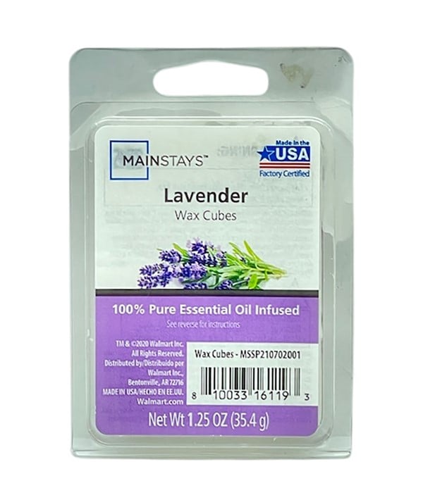 CUBES FONDANTS DE CIRE INFUSÉS À L'HUILE ESSENTIELLE LAVANDE 