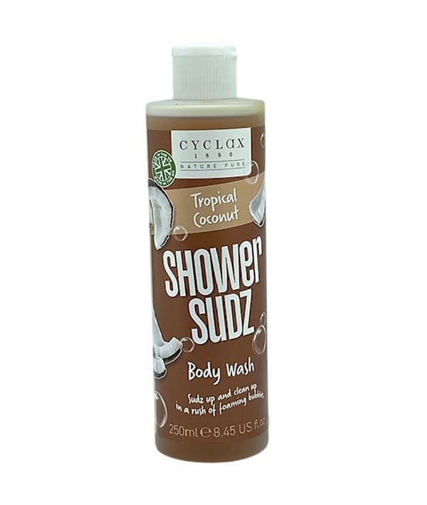 CYCLAX TROPICAL COCONUT SHOWER SUDZ CORPS WASH 