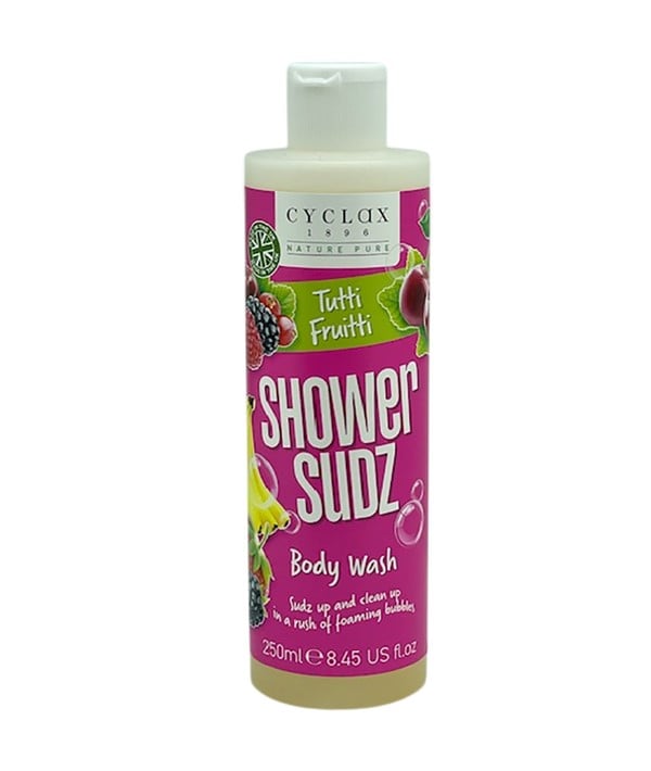 CYCLAX TUTTI FRUTTI SHOWER SUDZ BODY WASH 