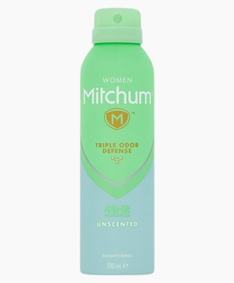 Déodorant en spray non parfumé MITCHUM TRIPLE ODOR DEFENSE