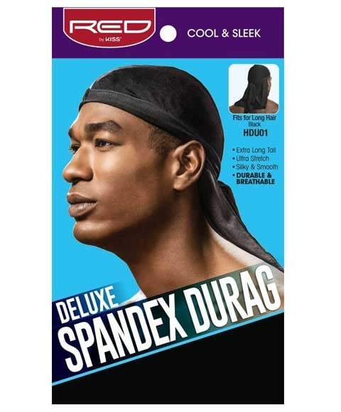 DELUXE SPANDEX DURAG NOIR HDU01 
