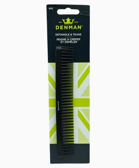 DENMAN TAME 'N' TEASE BROSSE À CHEVEUX C012 NOIR
