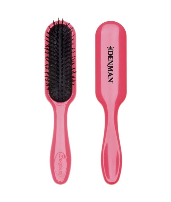 DENMAN TANGLE TAMER ULTRA MINI BROSSE ROSE 