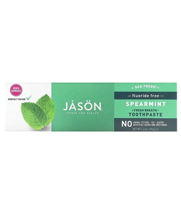 DENTIFRICE À LA MENTHE VERTE SANS FLUORURE JASON SEA FRESH