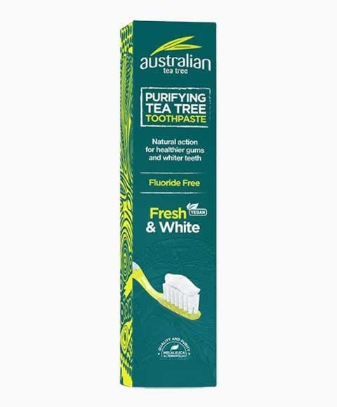 DENTIFRICE FRAIS ET BLANC À L'ARBRE À THÉ AUSTRALIEN 