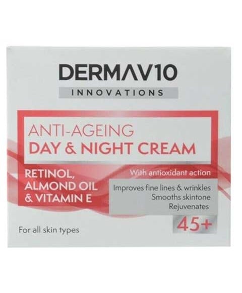 DERMA V10 CRÈME ANTI ÂGE JOUR ET NUIT 45PLUS 