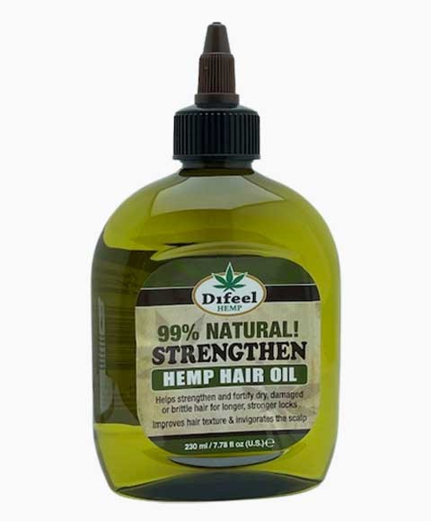 DIFEEL HEMP 99 POUR CENT D'HUILE CAPILLAIRE DE CHANVRE RENFORCÉE NATURELLE 